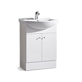 Mueble vanitorio 55 cm Alba blanco