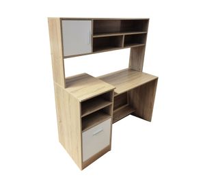 Centro de trabajo 2 puertas Noruega blanco/natural M+Design