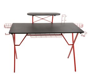 Escritorio Gamer rojo/negro M+Design