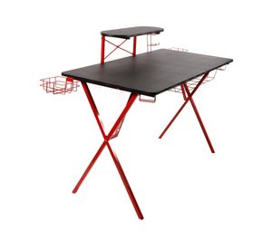 Escritorio Gamer rojo/negro M+Design