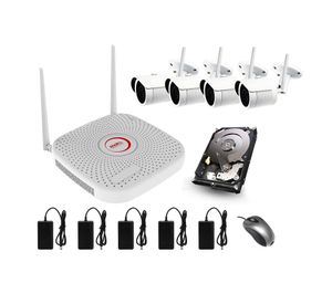 Kit CCTV 4 cámaras IP WIFI SCPGE4SF200 Safecom