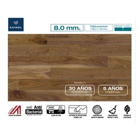 Piso flotante Easy Touch noce viva brillante 8 mm 2.2 m2