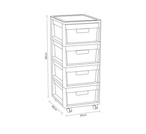 Carro organizador 10 lt