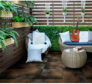 Gres porcelánico piedra 60x60 cm 1,44 m2 Patio ocean Stone Klipen