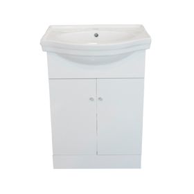 Mueble vanitorio Marie Blanco 60 cm + cubierta
