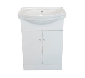 Mueble vanitorio Marie Blanco 60 cm + cubierta