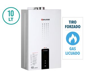 Calefont tiro forzado 10 lt gas licuado Templatech Splendid.