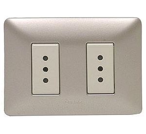 Toma corriente doble matix beige Bticino