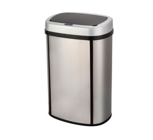 Basurero sensor cromo 58 lt