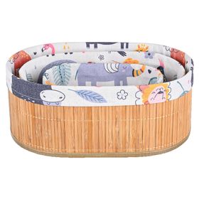 Canasto organizador clóset Oval 3 piezas