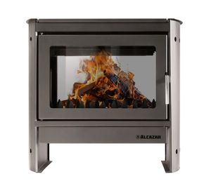 Estufa a leña Tirolesa 28 kW gris