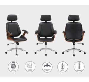 Silla de escritorio ejecutiva Bosco M+Design