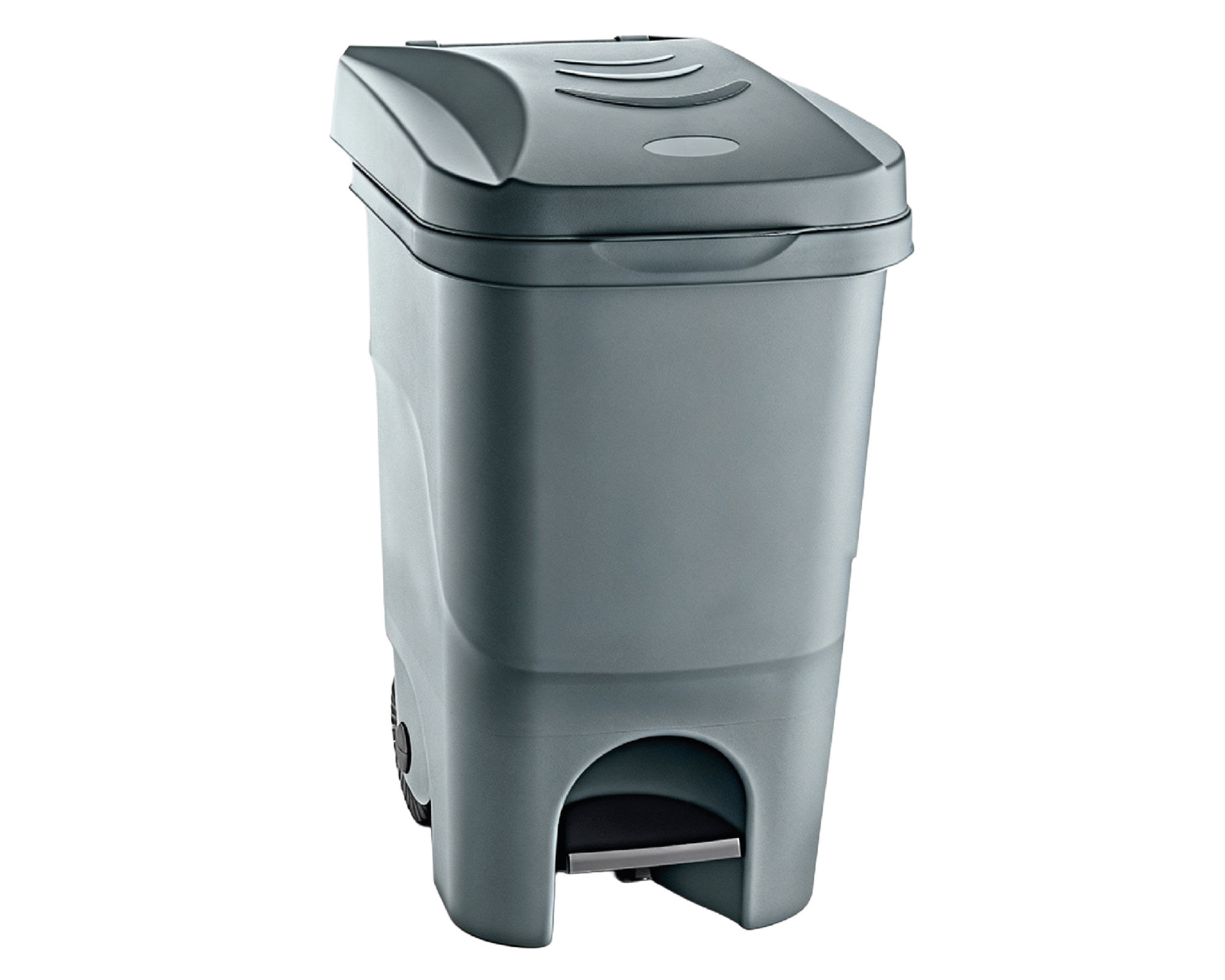 Basurero 60 litros Pedal con ruedas | Easy.cl