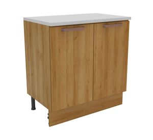 Mueble base cocina 80 cm 2 puertas Minerva