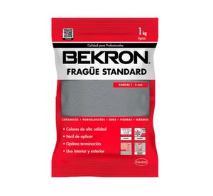 Fragüe cerámico 1 kilo gris bekron
