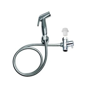 Monomando bidet ducha gris cromado brillante