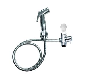 Monomando bidet ducha gris cromado brillante
