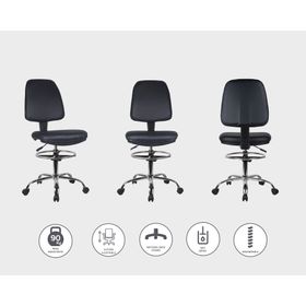 Silla de escritorio 8020 negro M+Design