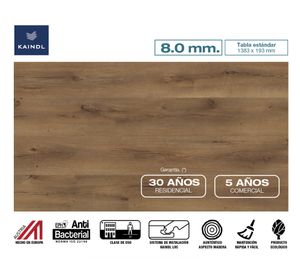 Piso flotante Classic touch roble claro 8 mm 2.40 m2