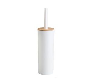 Cepillo de baño bambú y blanco