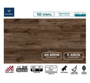 Piso flotante Natural touch hickory dark 10 mm 1.76 m2