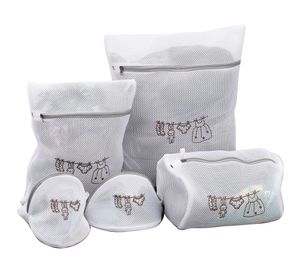 Bolsa lavandería con cierre 5 piezas