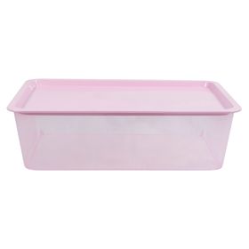 Caja organizadora rosado 13 lt