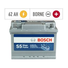 Batería 62AH 560CCA derecho S562D Bosch