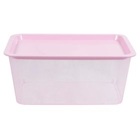 Caja organizadora rosado 6 lt