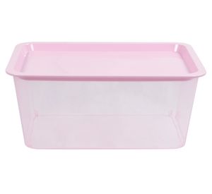 Caja organizadora rosado 6 lt