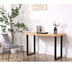 Escritorio Lucas madera/negro 75x120x60 cm