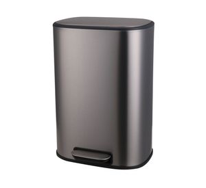 Basurero pedal cierre lento 50 lt