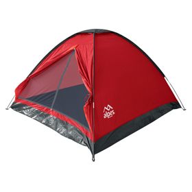 Carpa dome Galápagos 130x210x210 cm 4 personas rojo