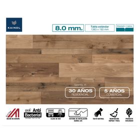 Piso flotante Farco Elegance roble 8 mm 2.40 m2