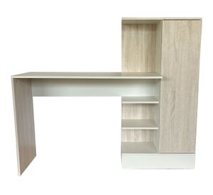 Centro trabajo Amulio natural/blanco 1 puerta