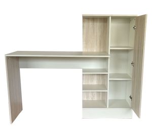 Centro trabajo Amulio natural/blanco 1 puerta