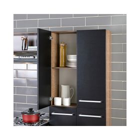 Kit cocina 9 puertas 1 cajón Emilly dark