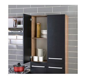 Kit cocina 9 puertas 1 cajón Emilly dark