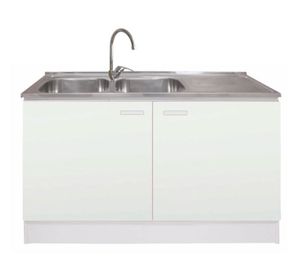 Mueble base lavaplatos derecho 120 cm blanco Tebisa