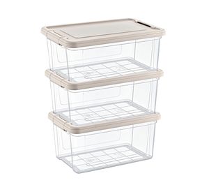 Caja organizadora 5 lt 3 piezas