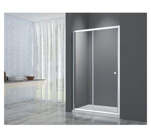 Mampara corredera 120x185 cm vidrio 8 mm