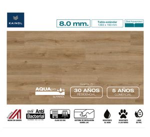 Piso flotante Classic touch Aquapro trend 8 mm 2.40 m2