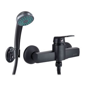 Monomando de ducha Módena negro mate
