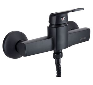 Monomando de ducha Módena negro mate