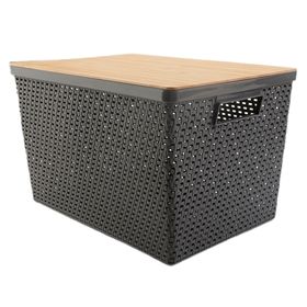 Caja organizadora Tejido marengo 20 lt