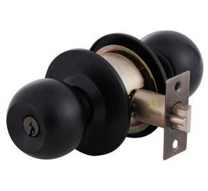 Cerradura cilíndrica 101 dormitorio negro Oister