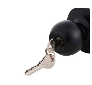 Cerradura cilíndrica 101 dormitorio negro Oister