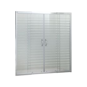 Mampara frontal 150x135-150 cm 5 mm