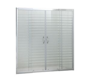 Mampara frontal 150x135-150 cm 5 mm