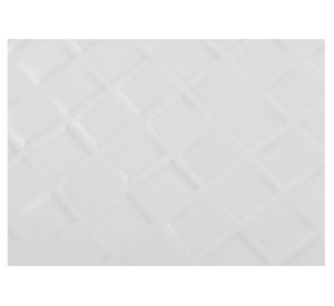 Cerámica muro 30x60 cm cuadros blanco 1,62 m2 Baldara